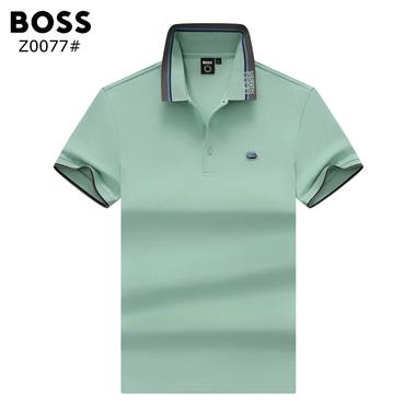 BOSS   2025夏季新款短袖POLO衫