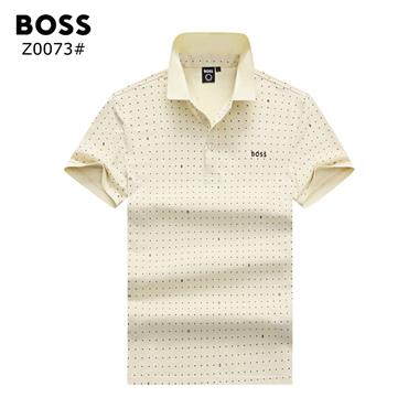 BOSS   2025夏季新款短袖POLO衫