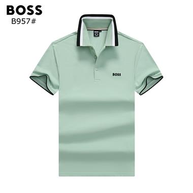 BOSS   2025夏季新款短袖POLO衫