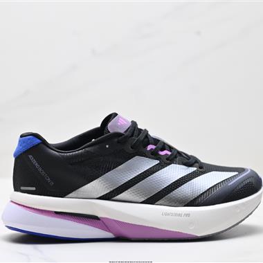 Adidas adizero BOSTON 13 透氣網眼競速跑鞋