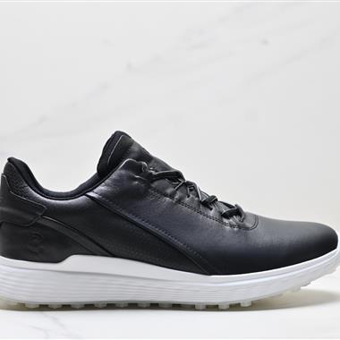 ECCO  GOLF S-Three 拼接鞋面 網面透氣 輕便 城市休閑健步鞋