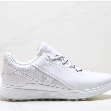 ECCO  GOLF S-Three 拼接鞋面 網面透氣 輕便 城市休閑健步鞋