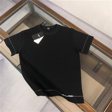 FENDI   2025夏季新款短袖T恤  尺寸偏大