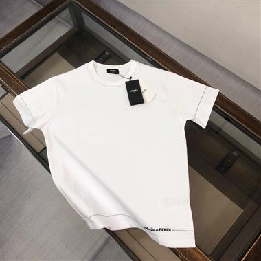 FENDI   2025夏季新款短袖T恤  尺寸偏大