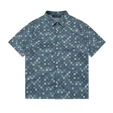 LouisVuitton   2025夏季新款短袖襯衫  尺寸偏大