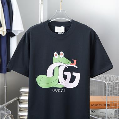 GUCCI   2025夏季新款短袖T恤  尺寸偏大