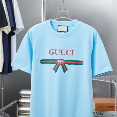 GUCCI   2025夏季新款短袖T恤  尺寸偏大