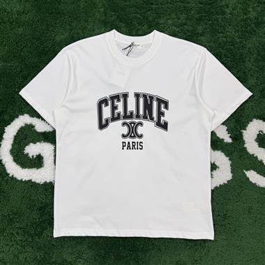 CELINE   2025夏季新款短袖T恤  尺寸偏大