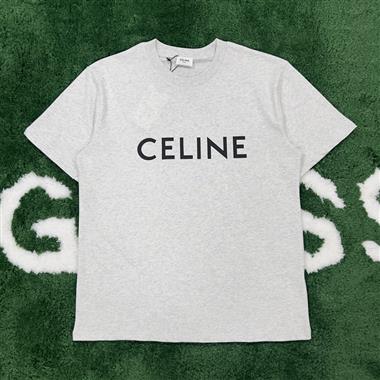 CELINE   2025夏季新款短袖T恤  尺寸偏大