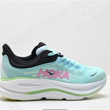 HOKA ONE ONE Bondi 9 復古舒適防滑耐磨 低幫 山地戶外跑步鞋
