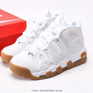 Nike WMNS Air More Uptempo GS Barely Green 皮蓬初代系列經典高街百搭休閑運動文化籃球鞋