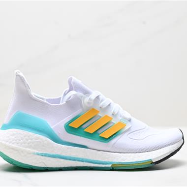 Adidas Ultraboost 21 UB21 全掌爆米花休閑運動跑鞋