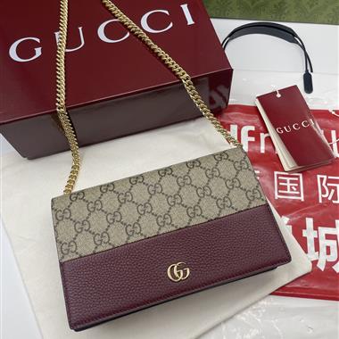 GUCCI   2025新款女生時尚包包 尺寸：20*12.5*4CM