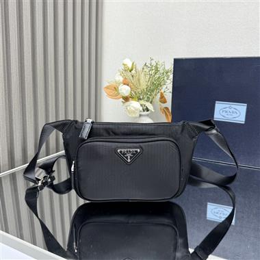 PRADA   2025新款男生時尚包包 尺寸：19*14.5*2.5CM