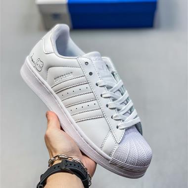 Adidas 三葉草 Originals Superstar貝殼頭系列低幫經典百搭休閑運動板鞋