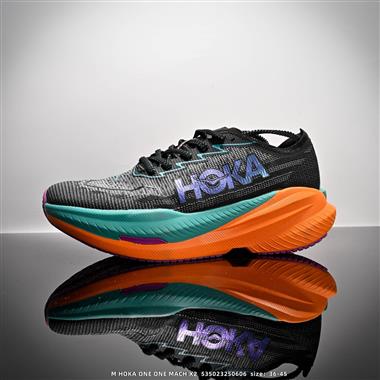 HOKA ONE ONE Mach X 2 舒適 便防滑耐磨 低幫跑步鞋