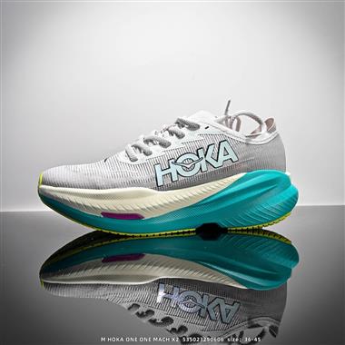 HOKA ONE ONE Mach X 2 舒適 便防滑耐磨 低幫跑步鞋