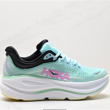 HOKA ONE ONE Bondi 9 復古舒適防滑耐磨 低幫 山地戶外跑步鞋