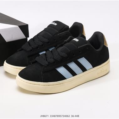 Adidas GRAND COURT ALPHA 三葉草休閑復古運動板鞋 