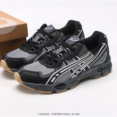 Asics Gel-Nimbus 10.1 復古先鋒潮流拼接休閑跑步鞋