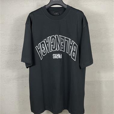 Balenciaga   2025夏季新款短袖T恤  尺寸偏大