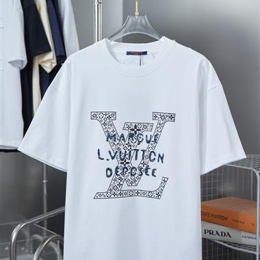 LouisVuitton   2025夏季新款短袖T恤  尺寸偏大