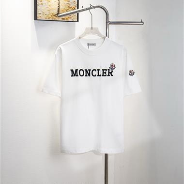MONCLER   2025夏季新款短袖T恤  尺寸偏大