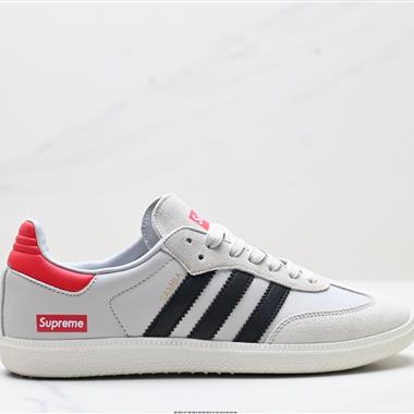 Adidas Originals Samba OG 三葉草紳士德訓足球風百搭低幫休閑運動板鞋