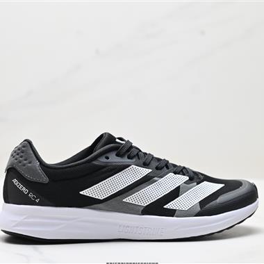 Adidas Adizero RC 4舒適百搭 織物減震耐磨輕便低幫 訓練跑步鞋