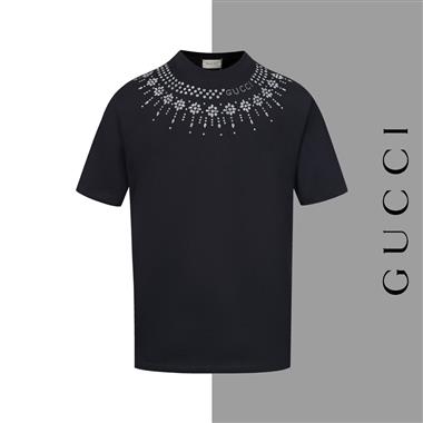 GUCCI   2025夏季新款短袖T恤  尺寸偏大