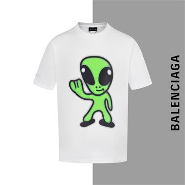 Balenciaga   2025夏季新款短袖T恤  尺寸偏大