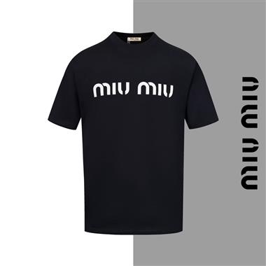 MIUMIU   2025夏季新款短袖T恤  尺寸偏大