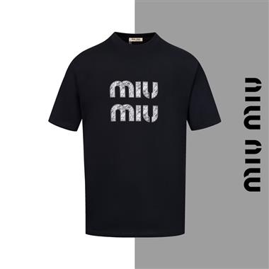 MIUMIU   2025夏季新款短袖T恤  尺寸偏大