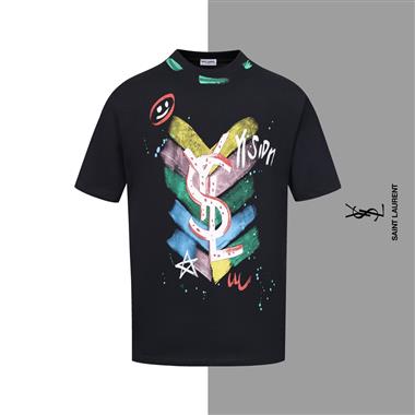 YSL   2025夏季新款短袖T恤  尺寸偏大
