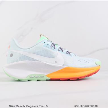 Nike Reactx Pegasus Trail 5 戶外徒步減震跑步鞋 