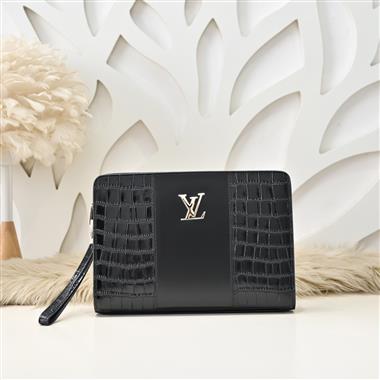LOUIS VUITTON    2025新款男生時尚皮夾 尺寸：26*16*4CM