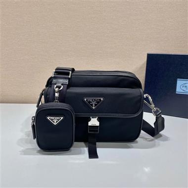 PRADA   2025新款男生時尚皮夾 尺寸：22*16*5CM