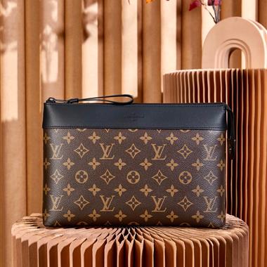 LOUIS VUITTON   2025新款男生時尚皮夾 尺寸：32 x 21 x 8CM