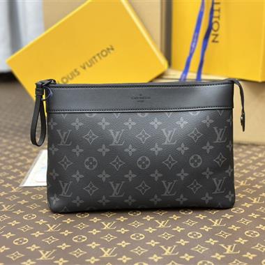 LOUIS VUITTON   2025新款男生時尚皮夾 尺寸：32 x 21 x 8CM