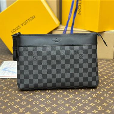 LOUIS VUITTON   2025新款男生時尚皮夾 尺寸：32 x 21 x 8CM