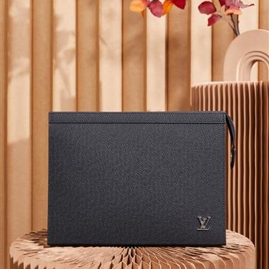 LOUIS VUITTON   2025新款男生時尚皮夾 尺寸：27 x 21 x 6CM