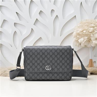 GUCCI    2025新款男生時尚皮夾 尺寸：28*18*8CM