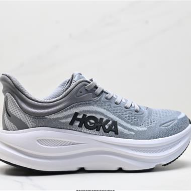 HOKA ONE ONE Bondi 9 復古舒適防滑耐磨 低幫 山地戶外跑步鞋
