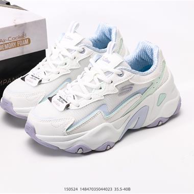 Skechers D'Lites 糯米熊舒適柔軟時尚百搭 低幫老爹鞋