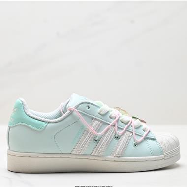Adidas Originals Superstar貝殼頭系列 三葉草低幫經典百搭休閑運動板鞋