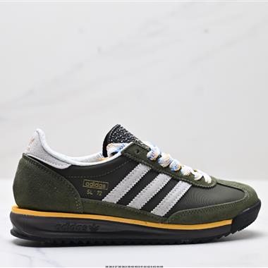 Adidas SL 72 RS 三葉草復古休閑跑步鞋休閑運動鞋