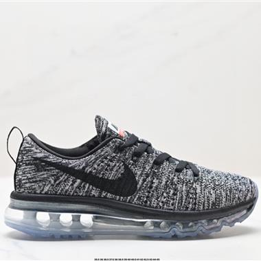 Nike Air Max Flyknit 織物減震防滑透氣輕便 低幫跑步鞋 