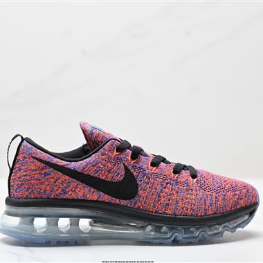 Nike Air Max Flyknit 織物減震防滑透氣輕便 低幫跑步鞋 