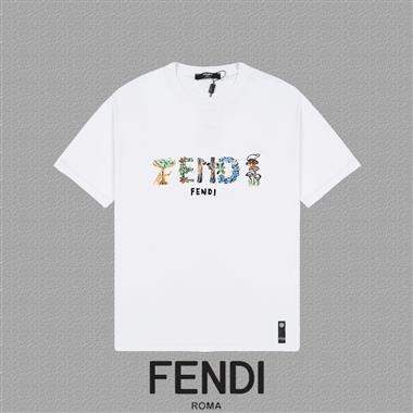 FENDI   2025夏季新款短袖T恤