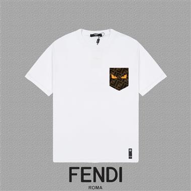 FENDI   2025夏季新款短袖T恤